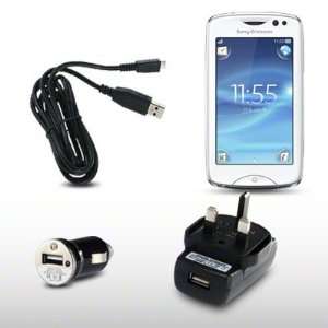  SONY ERICSSON TXT PRO USB MAINS ADAPTER & USB MINI CAR 