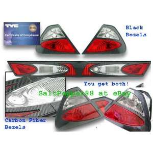 Honda Accord 2Dr Tail Lights Euro Paintable Taillights 1998 1999 2000 