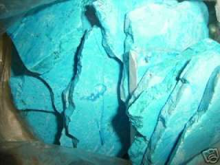 Turquoise substitute   Dyed Howlite Slabs   10 Kg Lot  