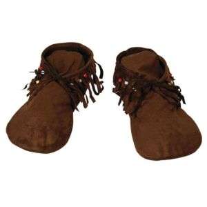 Mens Indian Hippy Moccasins Fancy Dress Size Shoe 9 12  