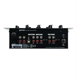New Gemini PS 626USB Professional 3 Channel Stereo DJ Mixer w USB 