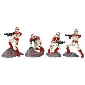    Star Wars Unleashed Battle 4 Pack Shock Trooper Pack Toys & Games