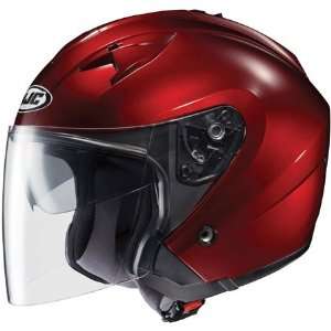HJC IS 33 Metallic Open Face Helmet XX Large  Red