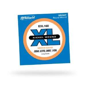   EXL160 Nickel Wound Long Scale Electric Bass Strings 