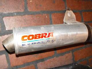 92 Suzuki DR350 Cobra Full Exhaust Muffler Header pipe  