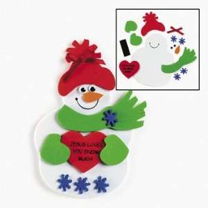 Jesus Loves You Snow Much Magnet Craft Kit   Craft Kits & Projects 