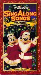 Disneys Sing Along Songs  The Twelve Days of Christmas (VHS, 1997 