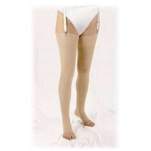  Truform Therapeutic Compression Stockings, Thigh High Open 