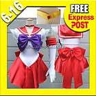 BLUE Sailor Moon Costume Cosplay Uniform Fancy Dress Up Outfit size 