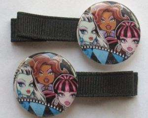 Boutique Hair Clips Bows MONSTER HIGH GIRLS Favors  
