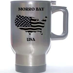  US Flag   Morro Bay, California (CA) Stainless Steel Mug 