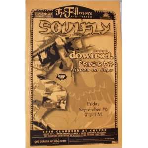  Soulfly Downset Fillmore Denver 2000 Concert Poster