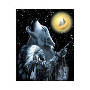  Wolf Moon (Native American) Poster Print