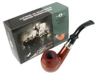 New Classic Wooden Smoking pipe Tobacco pipe+Stand DTH  