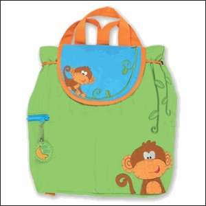  Kids Monkey Quilted Backpack