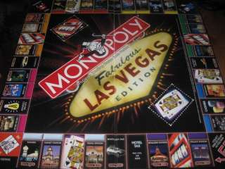 Las Vegas Edition Monopoly game Board gameboard only  