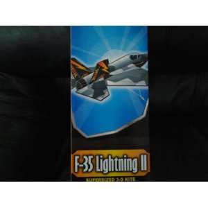   Supersized 3 d Kite F 35 Lightning Ii 48 in Wingspan Toys & Games