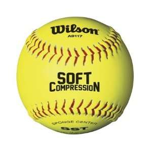   Compression Level 1 Softballs from Wilson   1 Dozen