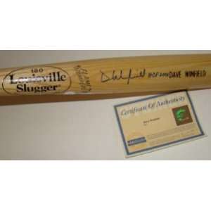  Dave Winfield Signed Baseball Bat   L SLUGGER GAME MODEL 