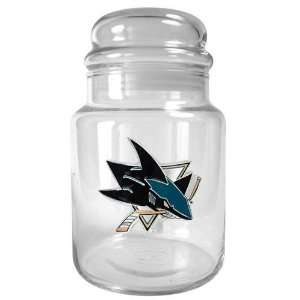  San Jose Sharks 31oz Glass Candy Jar
