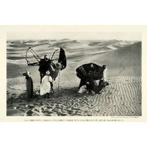  1924 Print Sahara Nomad Transportation Travel Camel Saddle 