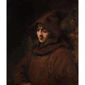  Rembrandt Painting Poster Print   Titus as a young monk by 