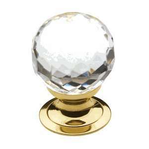  Baldwin 4318.030 Polished Brass 1.19 Crystal Ball Cabinet 