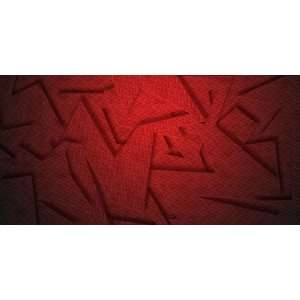 Red Diamond Plate Background Wall Mural