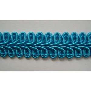  15 Yds Washable Gimp Braid Trim 015 Turquoise Blue .5 Inch 