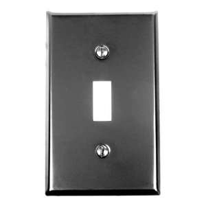  Acorn Manufacturing AW1BP Black Toggle Switch Switch Plate 