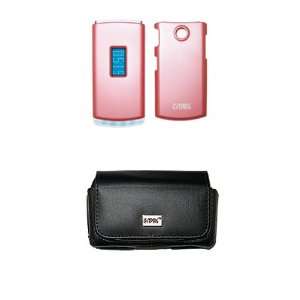   + Pink Rubberized Snap On Cover Case for LG dLite Gd570 Electronics