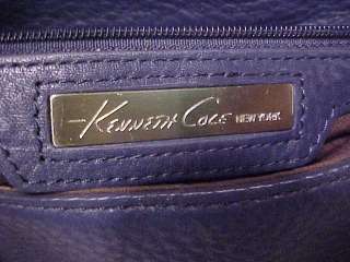 KENNETH COLE NEW YORK BLUE SHOULDER BAG HANDBAG PURSE  