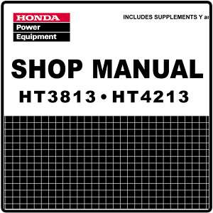 Honda HT3813 HT4213 Lawn Tractor Service Repair Manual 6175062E2 