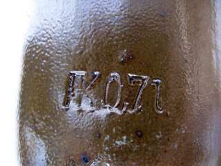   German Stoneware Salt Glaze Pottery Wine Bottle Jug Jar Crock  