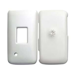   Rubberized Protector Cover for Huawei M328   White Electronics