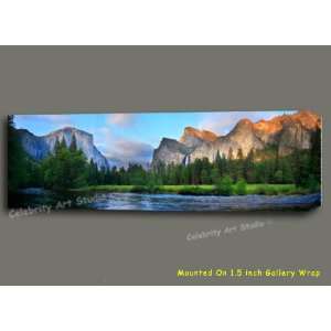  VALLEY NATIONAL PARK MIXED MEDIA ACRYLIC OIL PAINTING ON CANVAS 