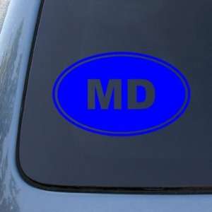 MD DOCTOR EURO OVAL   Doctor   Vinyl Car Decal Sticker #1725  Vinyl 