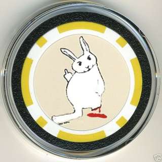 Lucky Rabbits Foot Poker Chip Card Guard Cover Marker  