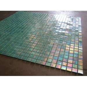  20R45 Iridescent Glass Mosaic Tile