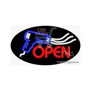  Open Neon Sign 17 inch tall x 30 inch wide x 3.50 inch wide x 3.5 