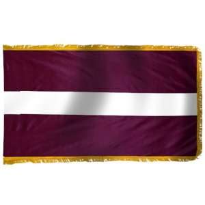  Latvia Flag 6X10 Foot Nylon PH and FR Patio, Lawn 