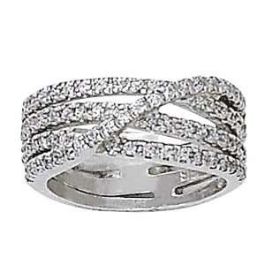  Platinum Diamond Ring   0.76 Ct. Jewelry