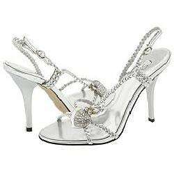 RSVP Romance Silver Woven High heel Sandals  