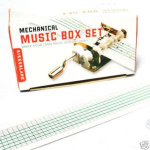 Kikkerland DIY Instrument Happy Birthday Song Music Box  