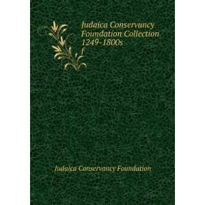   Conservancy Foundation Collection 1249 1800s. f Judaica Conservancy