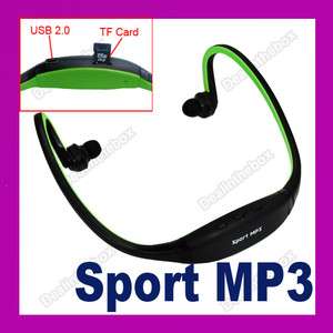  2GB Sport  Support TF Micro SD Music Player Handsfree Headphone New