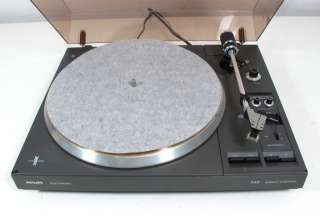 Vintage PHILIPS 777 Direct Control Turntable with SHURE Me95ED 