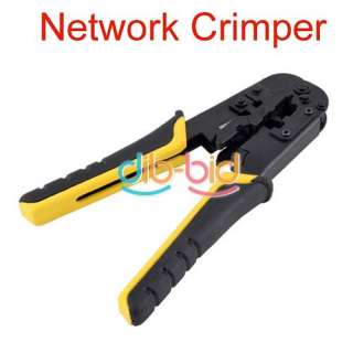 RJ45 RJ11 RJ12 Wire Lan Network Cable Crimper Crimp PC Network Tool 8P 