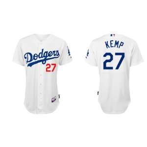  Los Angeles Dodgers #27 Matt Kemp White 2011 MLB Authentic 