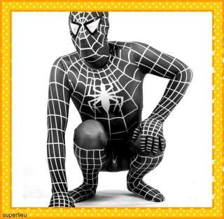 Spiderman Hero Lycra Spandex zentai costume suit S XXL Wholesale 